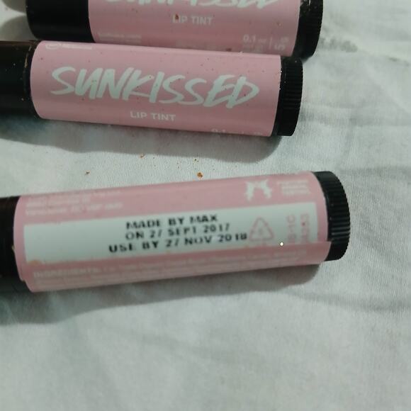 set of 5 LUSH SUNKISSED lip tint hand-created by MAX 2017 RARE lip tint - Picture 3 of 5